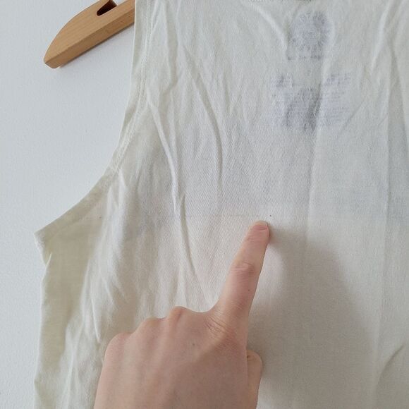 Overthinker Women's Cream Tank Top - Picture 4 of 5